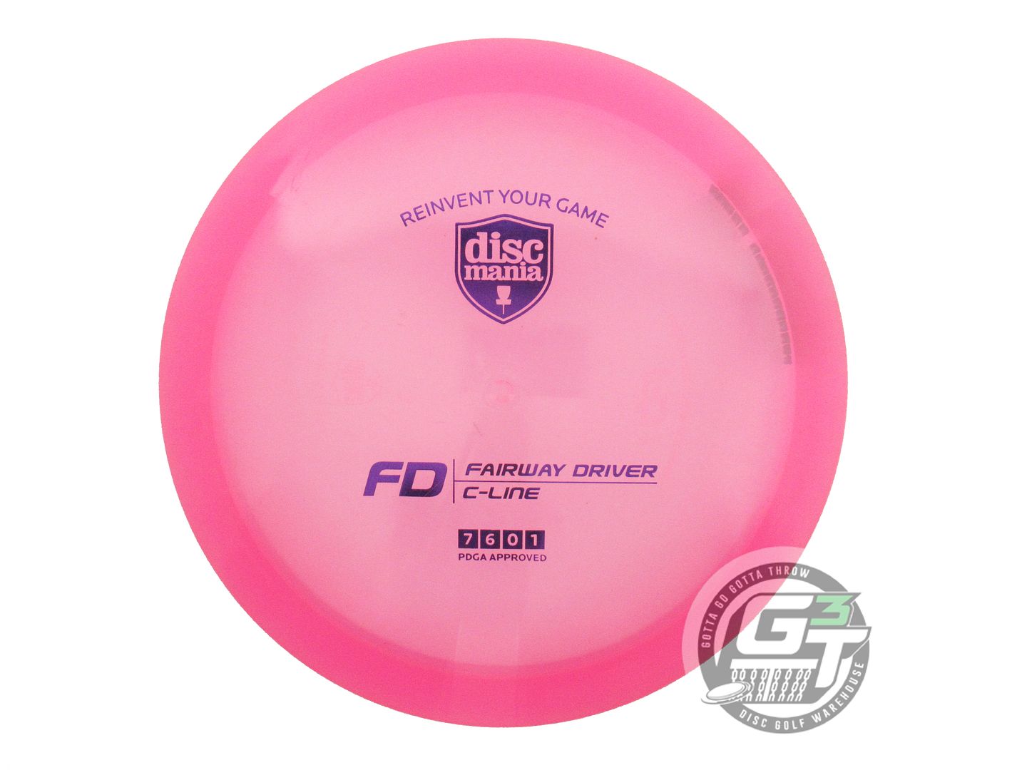 USED DiscMania C-Line FD 175g Pink Purple Foil Fairway Driver Golf Disc