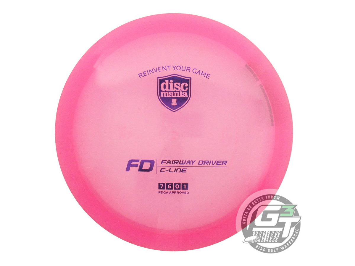 USED DiscMania C-Line FD 175g Pink Purple Foil Fairway Driver Golf Disc