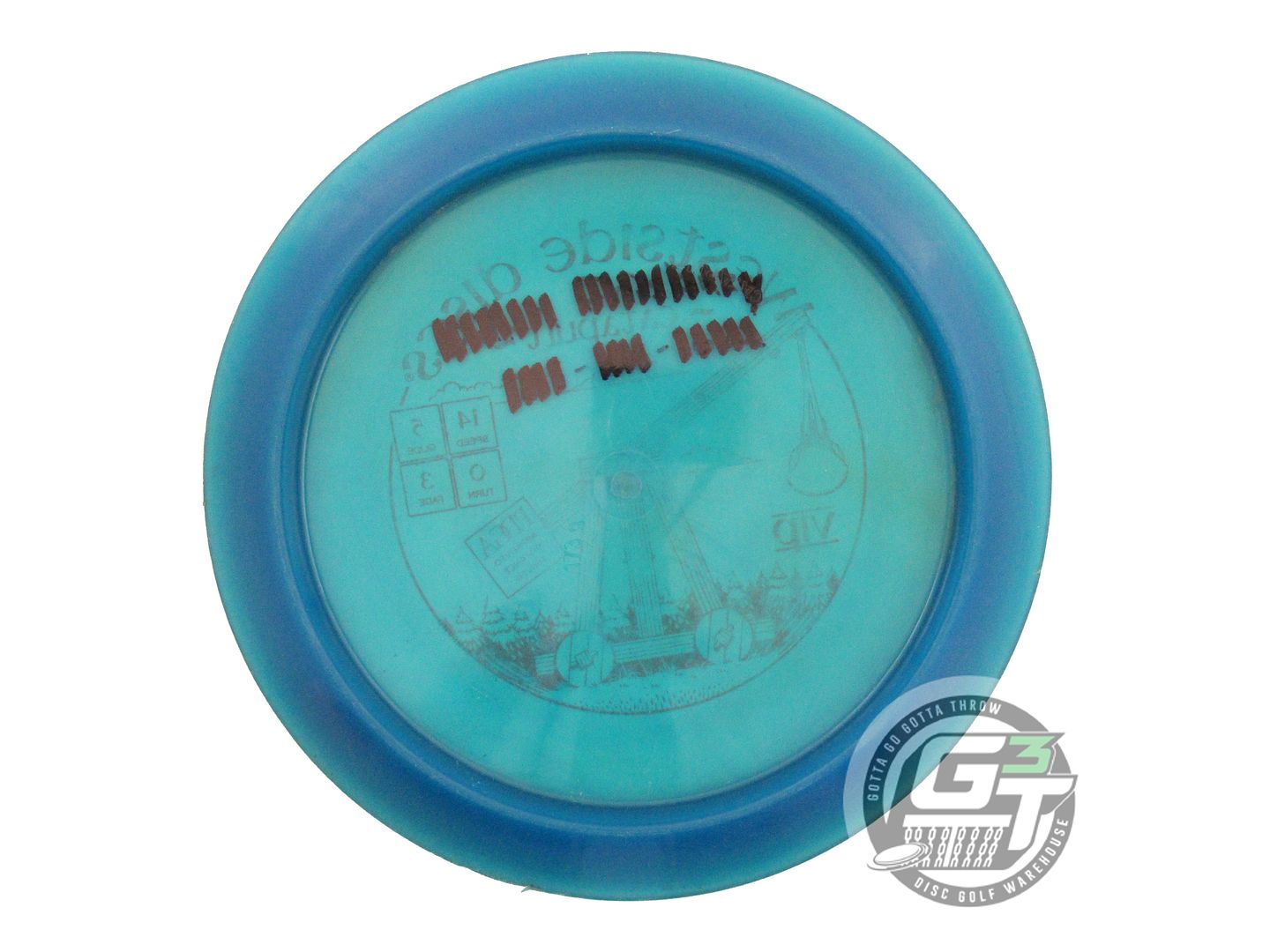 USED Westside Discs VIP Catapult 173g Blue Wiped Stamp Distance Driver Golf Disc