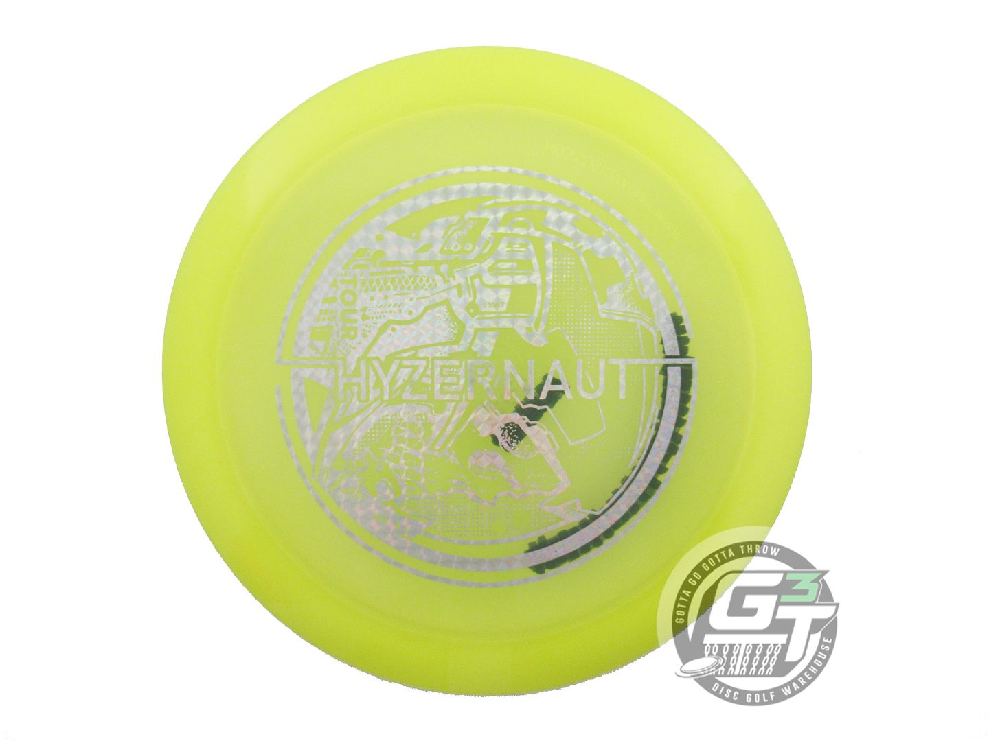USED Innova Champion Firebird 176g Yellow Silver Prism Foil Distance Driver Disc