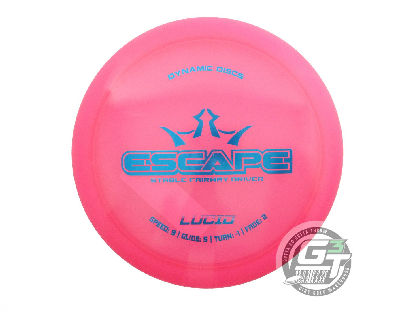 Dynamic Discs Lucid Escape Fairway Driver Golf Disc (Individually Listed) - Gotta Go Gotta Throw