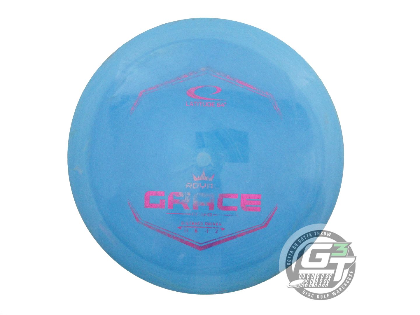 USED Latitude 64 Royal Grand Grace 171g Blue Magenta Foil Distance Driver Disc