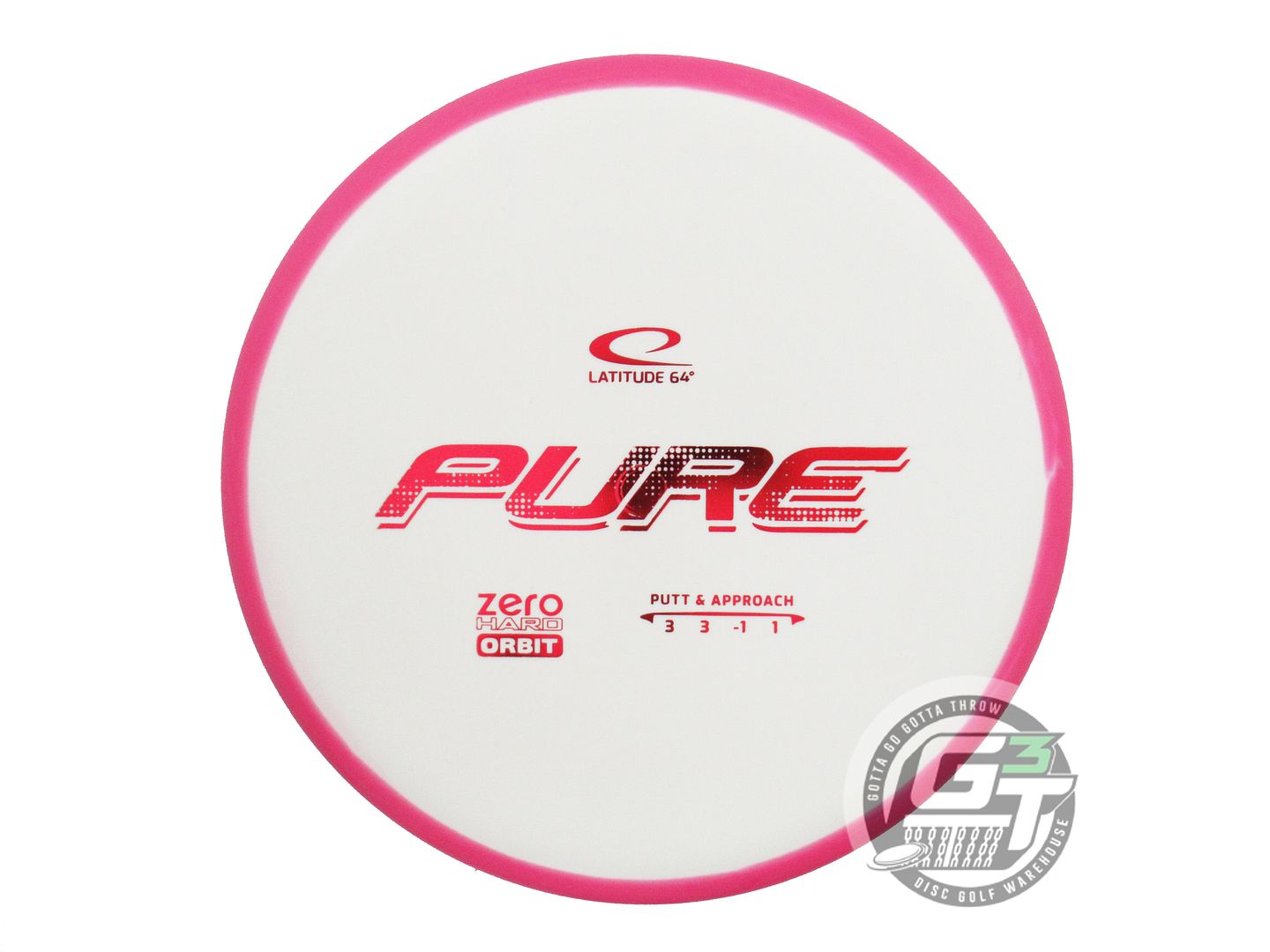 Latitude 64 Zero Hard Orbit Pure Putter Golf Disc (Individually Listed)