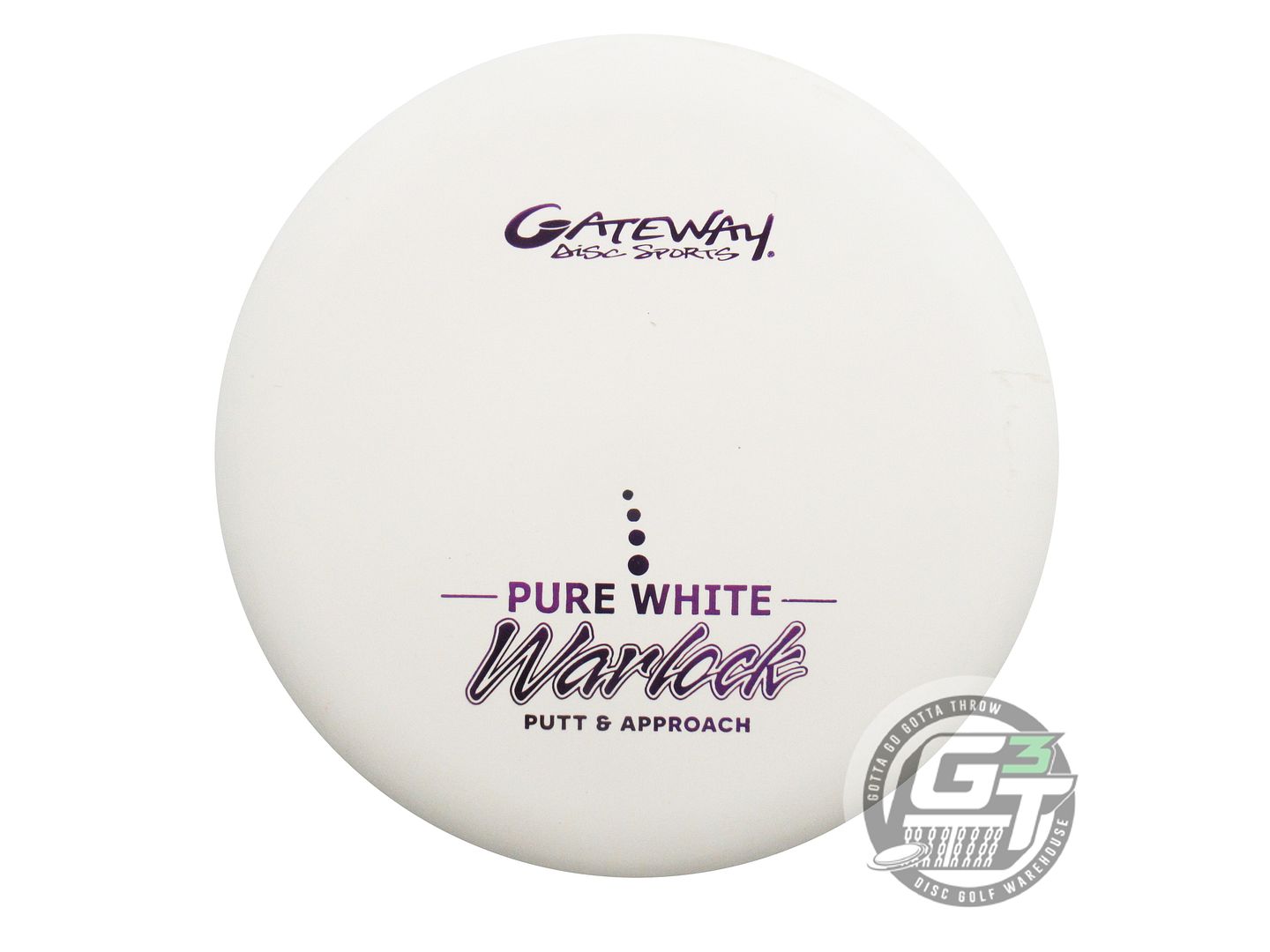 Gateway Pure White Warlock Putter Golf Disc (Individually Listed)