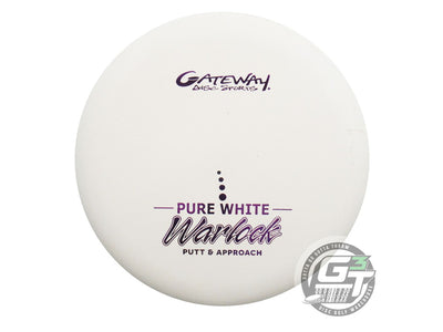 Gateway Pure White Warlock Putter Golf Disc (Individually Listed)