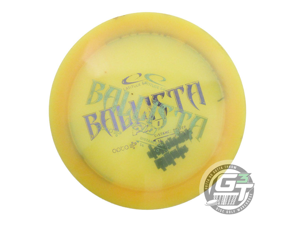 USED Latitude 64 X-OUT Opto AIR Ballista Pro 159g Marigold Distance Driver Disc
