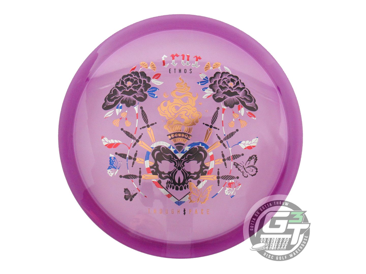 NOS Thought Space Ethos Crux 177g Purple Midrange Golf Disc
