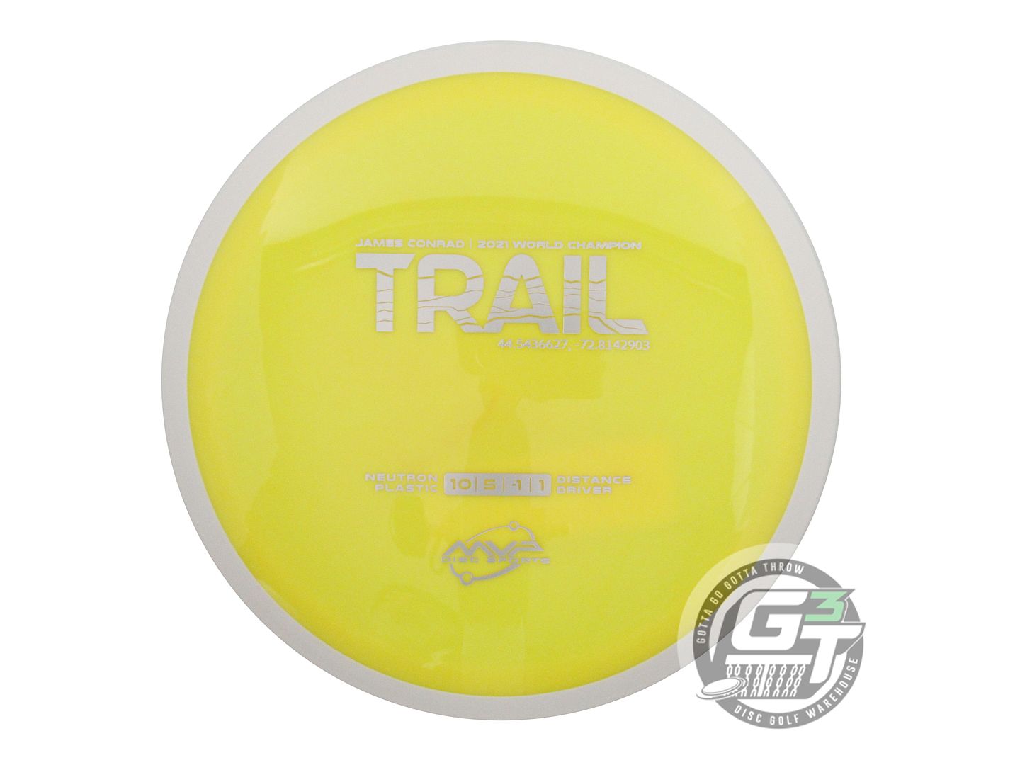 MVP Neutron Trail [James Conrad 1X] Distance Driver Golf Disc (Individually Listed)
