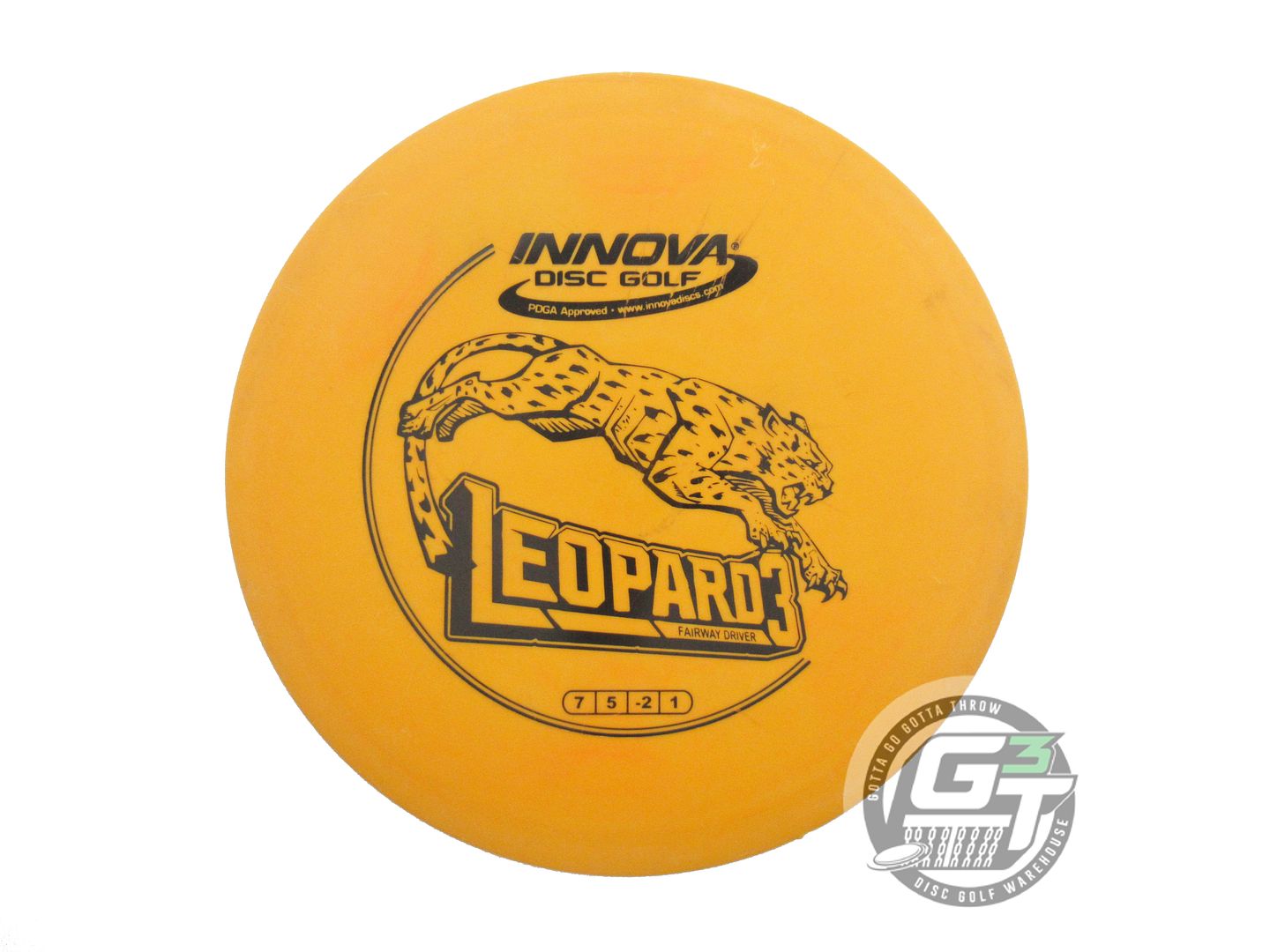 USED Innova DX Leopard3 167g Marigold Black Stamp Fairway Driver Golf Disc
