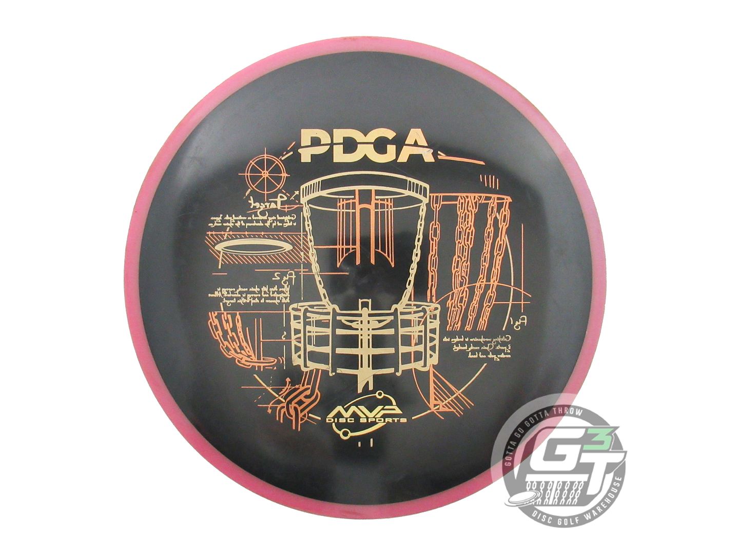 USED Axiom Discs [PDGA] R2 Neutron Rhythm 170g Pink Rim Distance Driver Disc