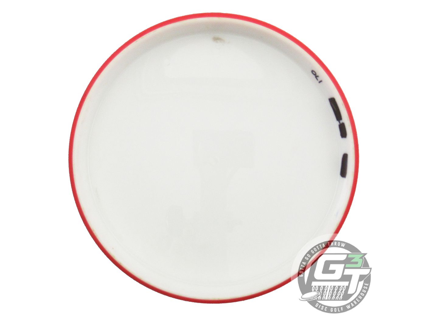 USED Axiom Discs Neutron Envy 170g White Red Rim BLANK Putter Golf Disc