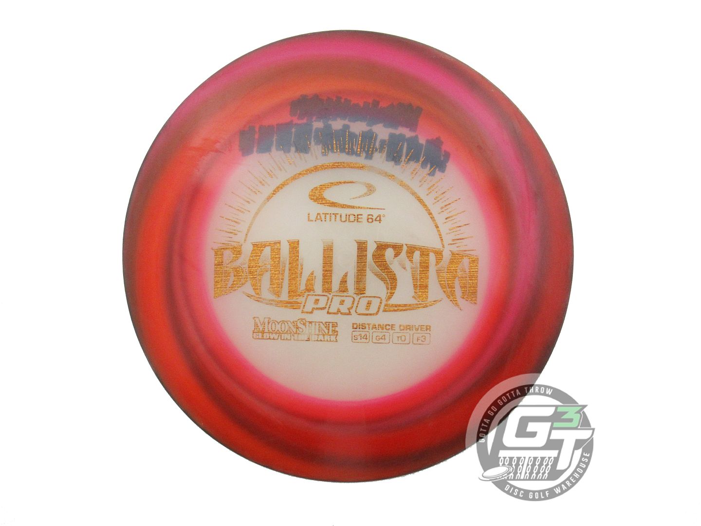 USED Latitude 64 Opto Moonshine Ballista Pro 174g HOME DYED Distance Driver Disc