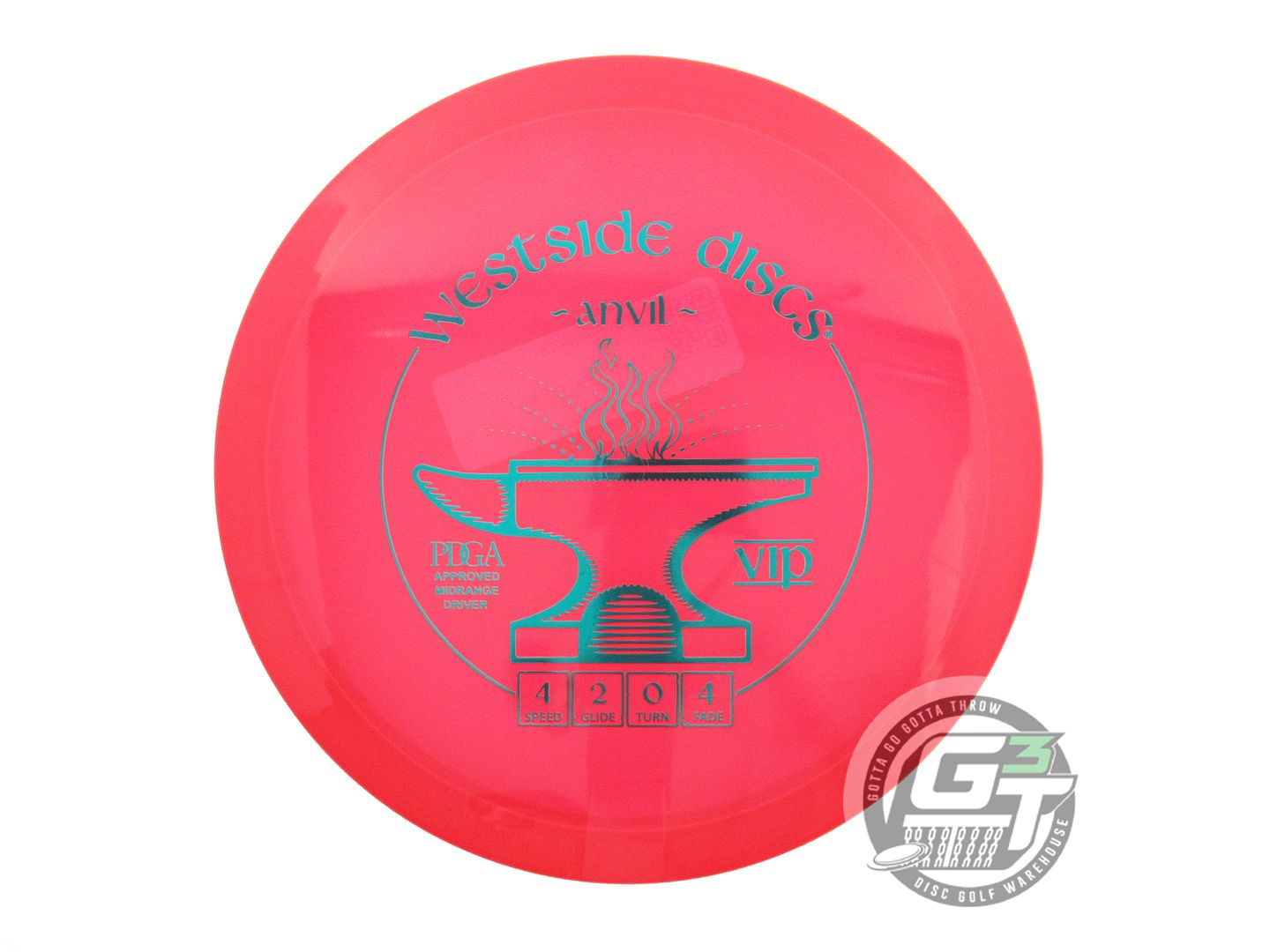 Westside VIP Anvil Midrange Golf Disc (Individually Listed)