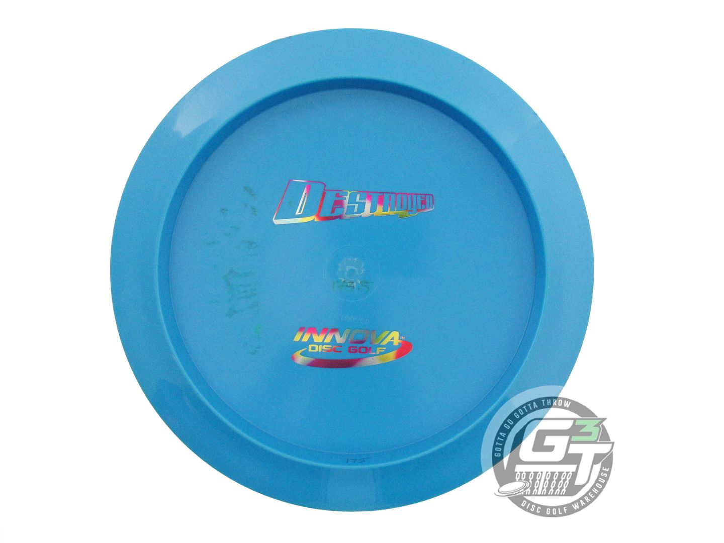 USED Innova Backstamp Star Destroyer 175g Blue Jellybean Foil Driver Golf Disc