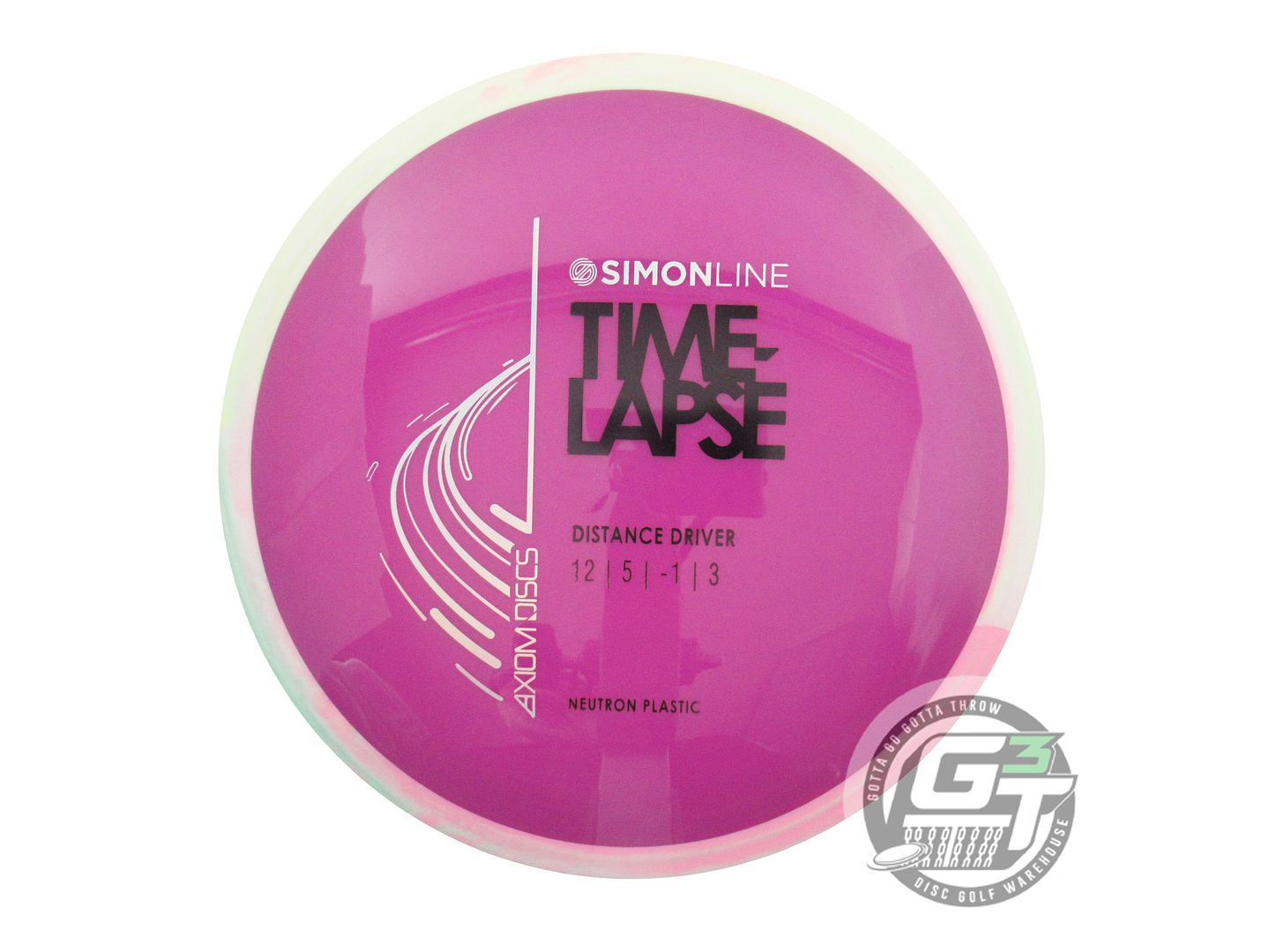 NOS Axiom Discs [LIZOTTE] Neutron Time Lapse 173g Purple Cream Rim Driver Disc