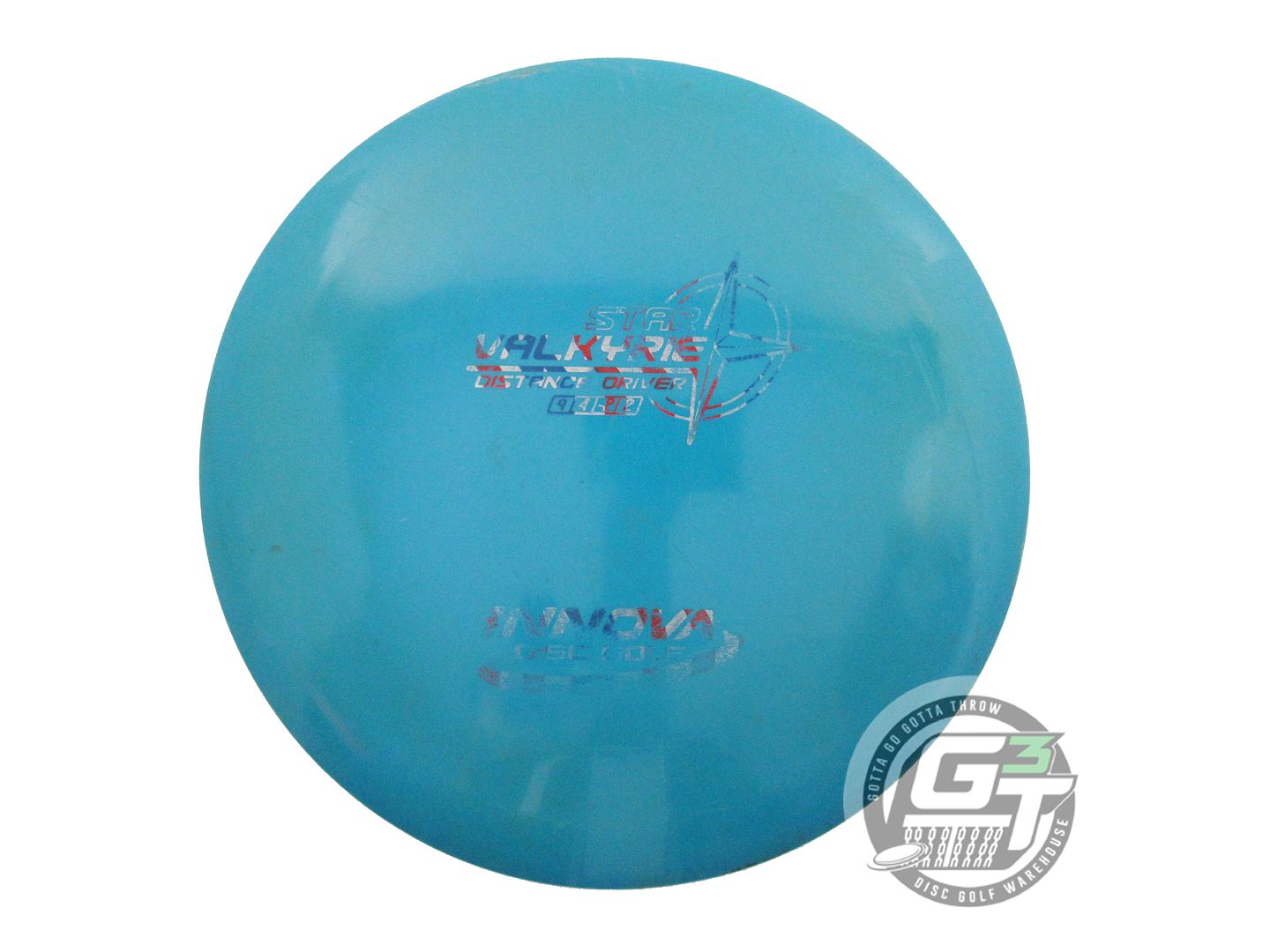 USED Innova Star Valkyrie 166g Blue Flag Foil Distance Driver Golf Disc