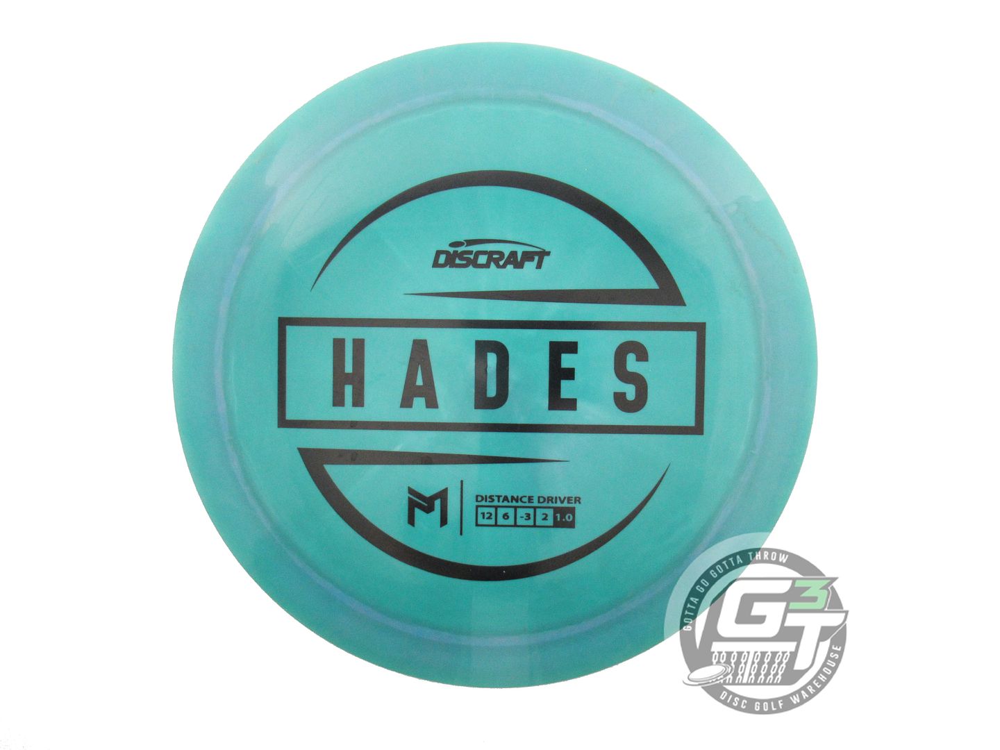 USED Discraft [McBETH] ESP Hades 170g Green-Lilac Black Stamp Driver Golf Disc