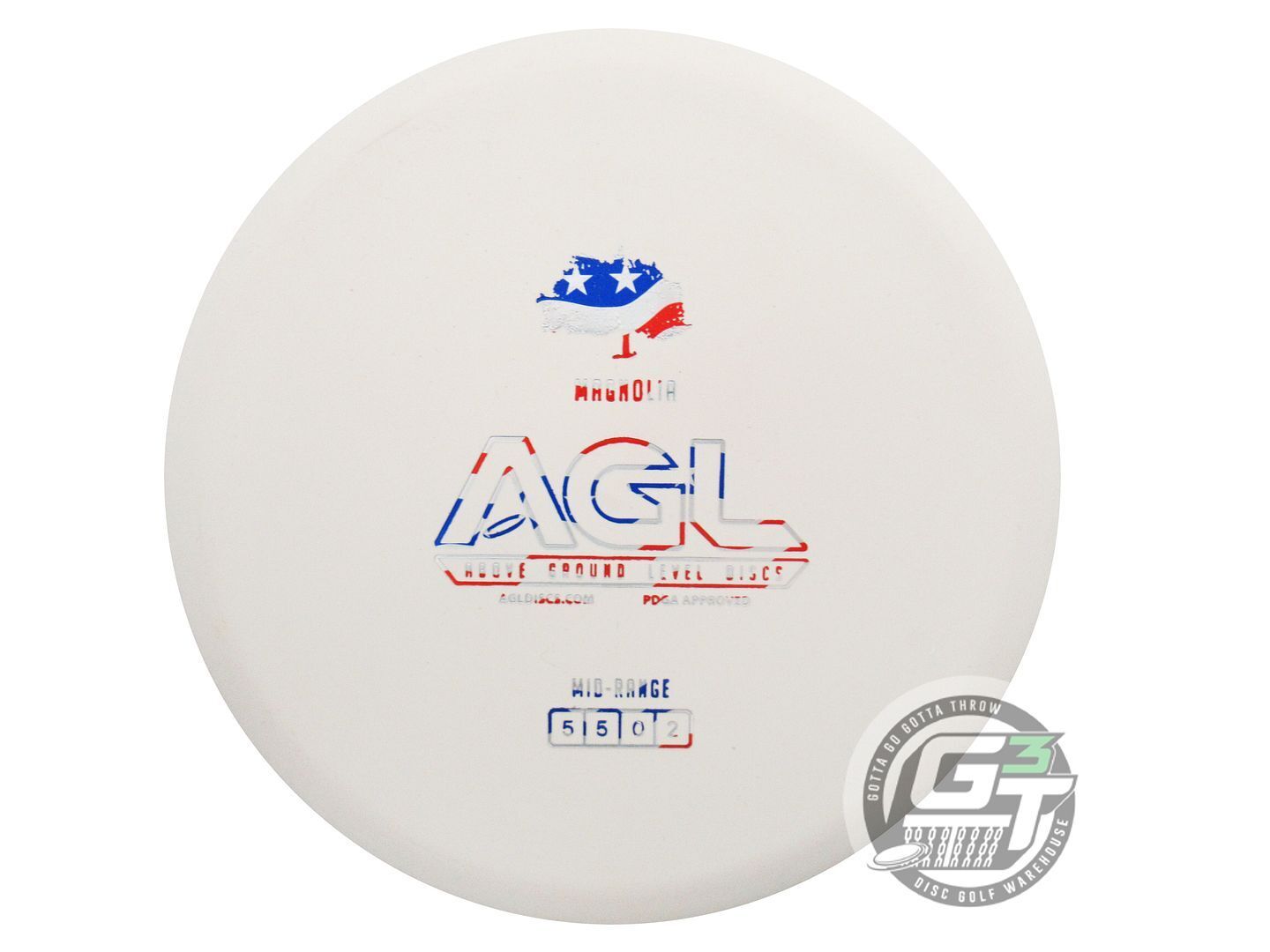 Above Ground Level Woodland Magnolia Midrange Golf Disc (Individually Listed)