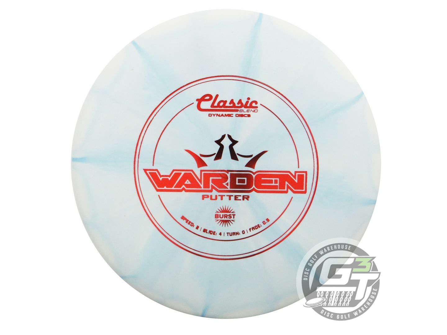 Dynamic Discs Classic Blend Burst Warden Putter Golf Disc (Individually Listed)