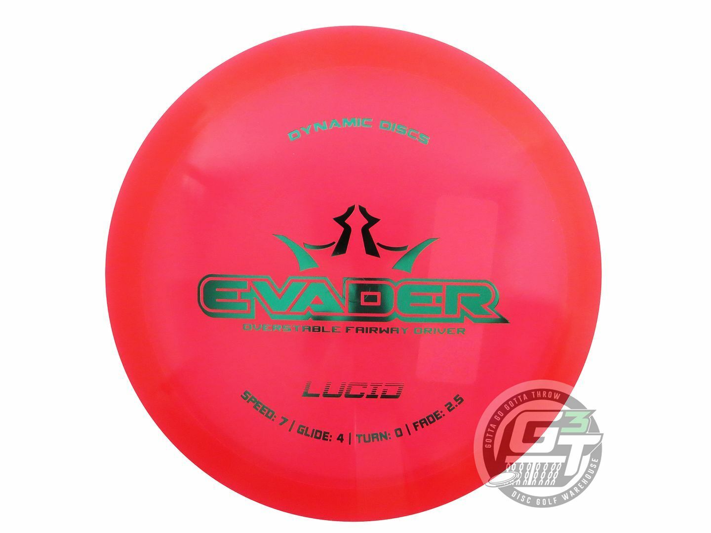 Dynamic Discs Lucid Evader Fairway Driver Golf Disc (Individually Listed)