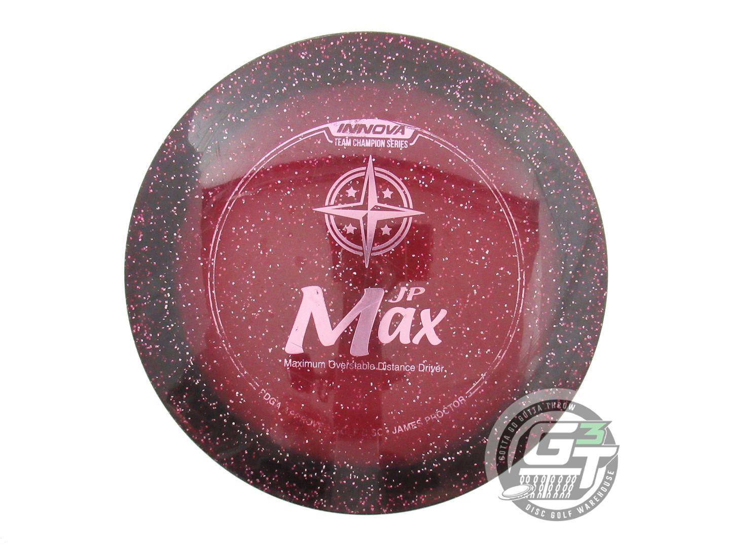 USED Innova [PROCTOR] Metal Flake Max 175g Maroon Distance Driver Golf Disc