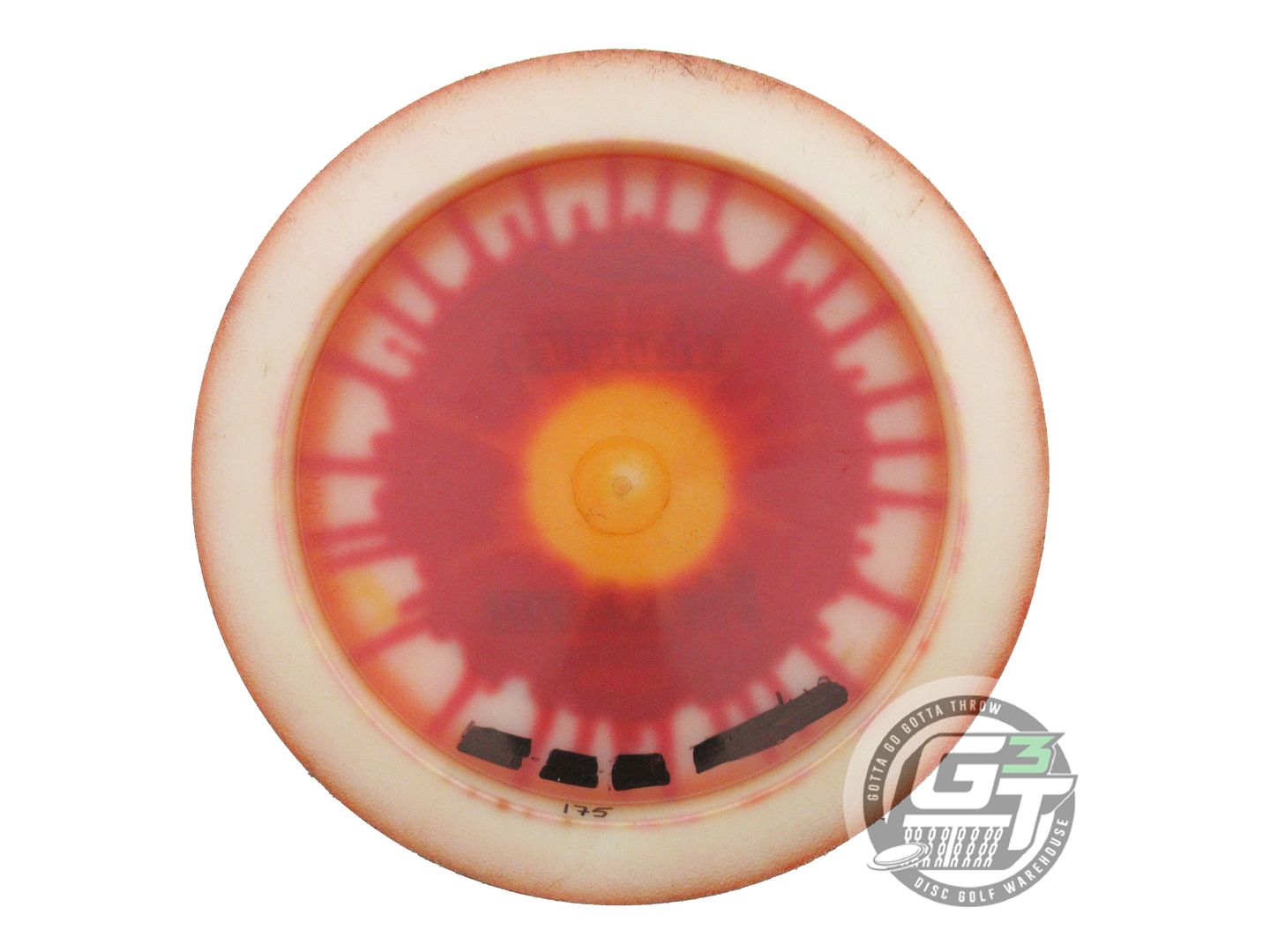 USED Innova I-DYE Champion Firestorm 175g Orange Burst Distance Driver Golf Disc