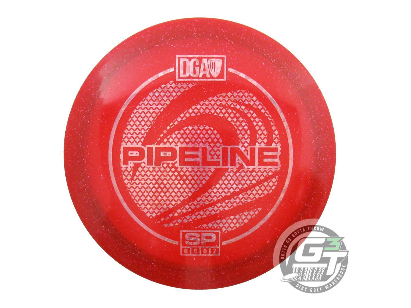 USED DGA SP Line Pipeline 175g Red Pink Heart Foil Fairway Driver Golf Disc