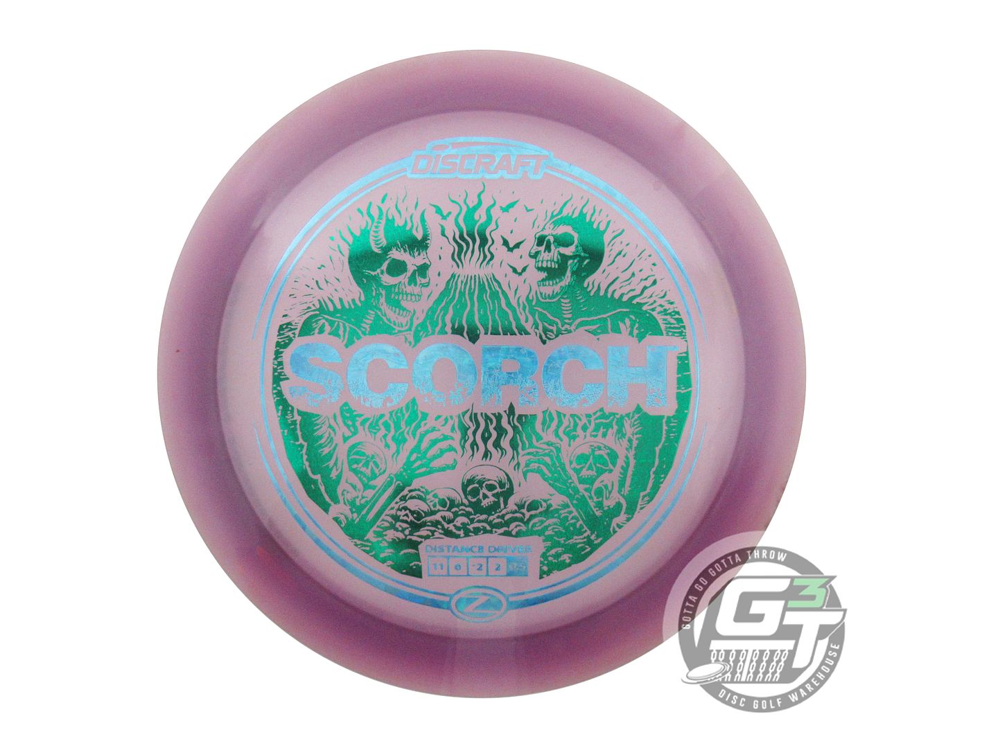 USED Discraft REIMAGINED Z Scorch 167g Purple Distance Driver Golf Disc