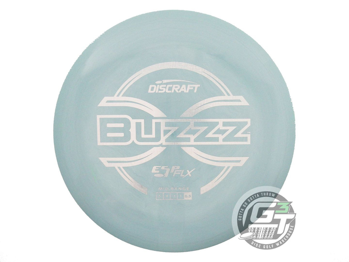 NOS Discraft ESP FLX Buzzz 179g Aqua Square Holo Foil Midrange Golf Disc