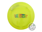 USED Discraft GRAFFITI Z Force 176g Yellow Rainbow Laser Distance Driver Disc