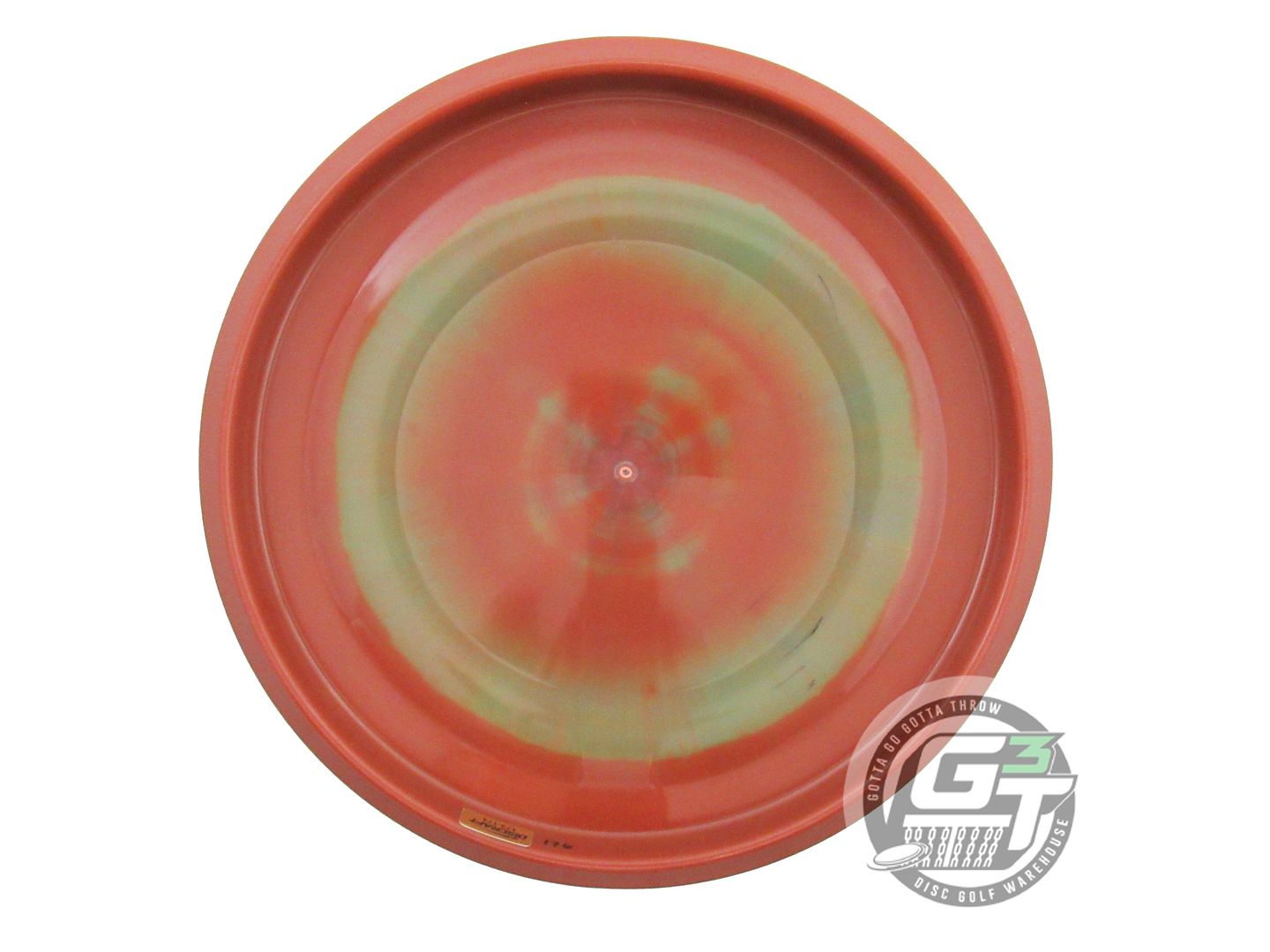 USED Discraft FIRST RUN ESP Zone GT 176g Burnt Orange Lime Foil Putter Golf Disc