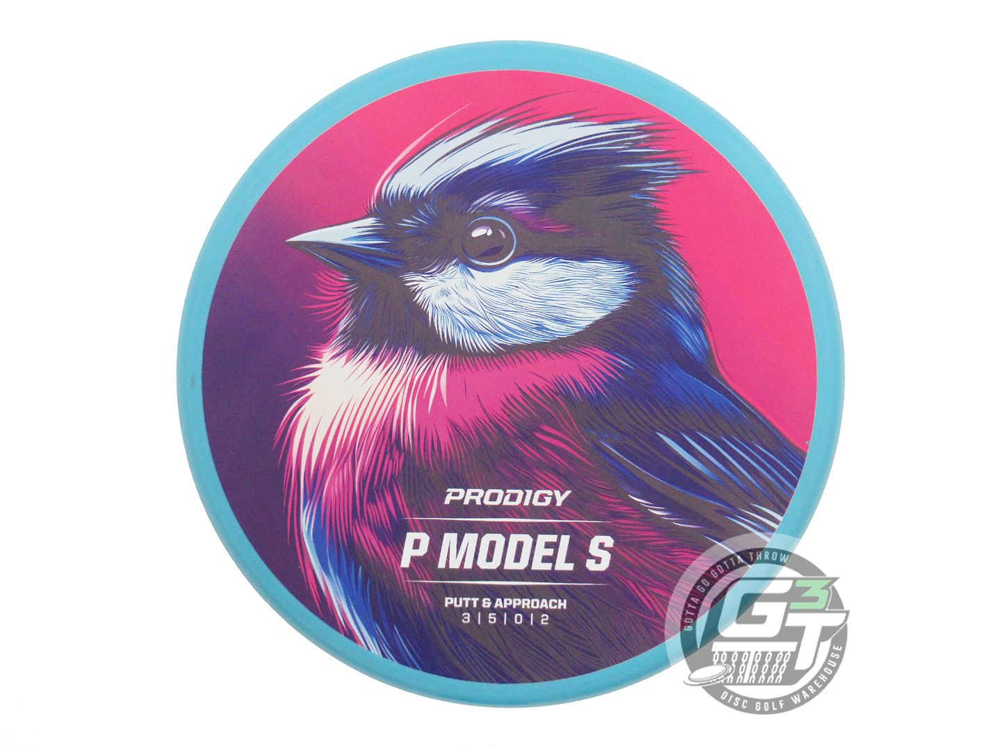 Prodigy Retroflight Series Color Print Base Grip P Model S Putter Golf Disc (Individually Listed) - Gotta Go Gotta Throw