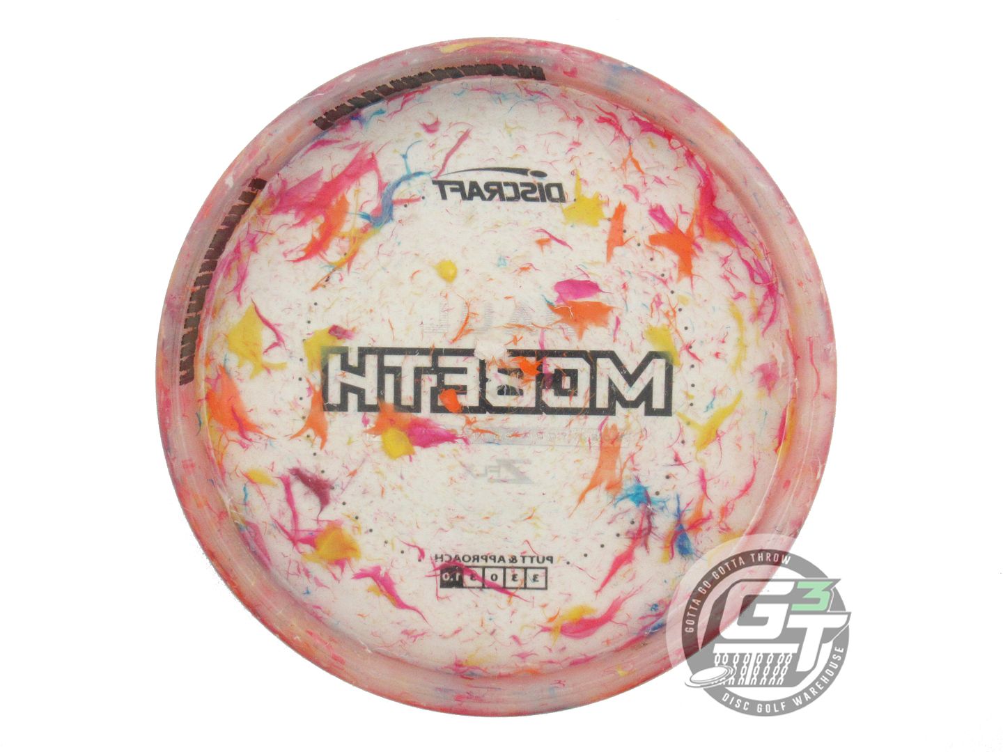 USED Discraft [McBETH] Jawbreaker Z FLX Kratos 174g Black Stamp Putter Disc