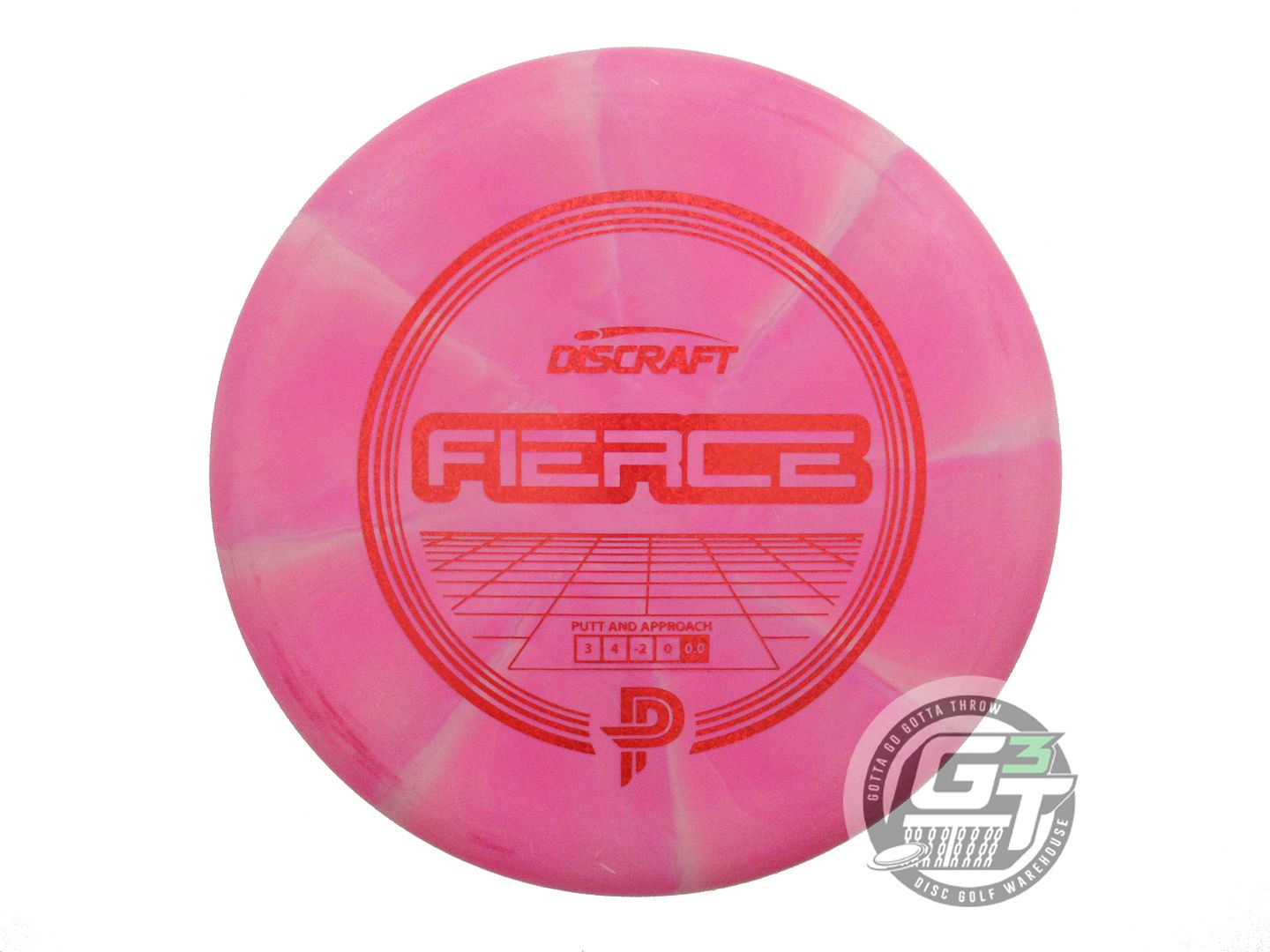 USED Discraft [PIERCE] Jawbreaker Fierce 175g Pink-Peach Putter Golf Disc
