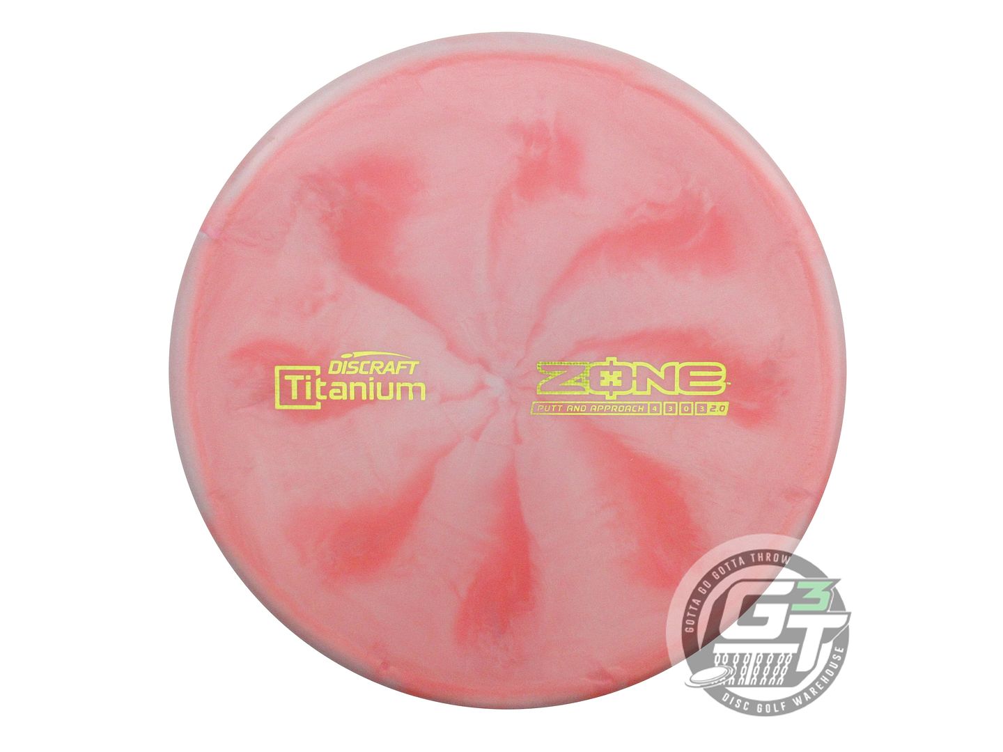 NOS Discraft Titanium Zone 174g Pink Putter Golf Disc