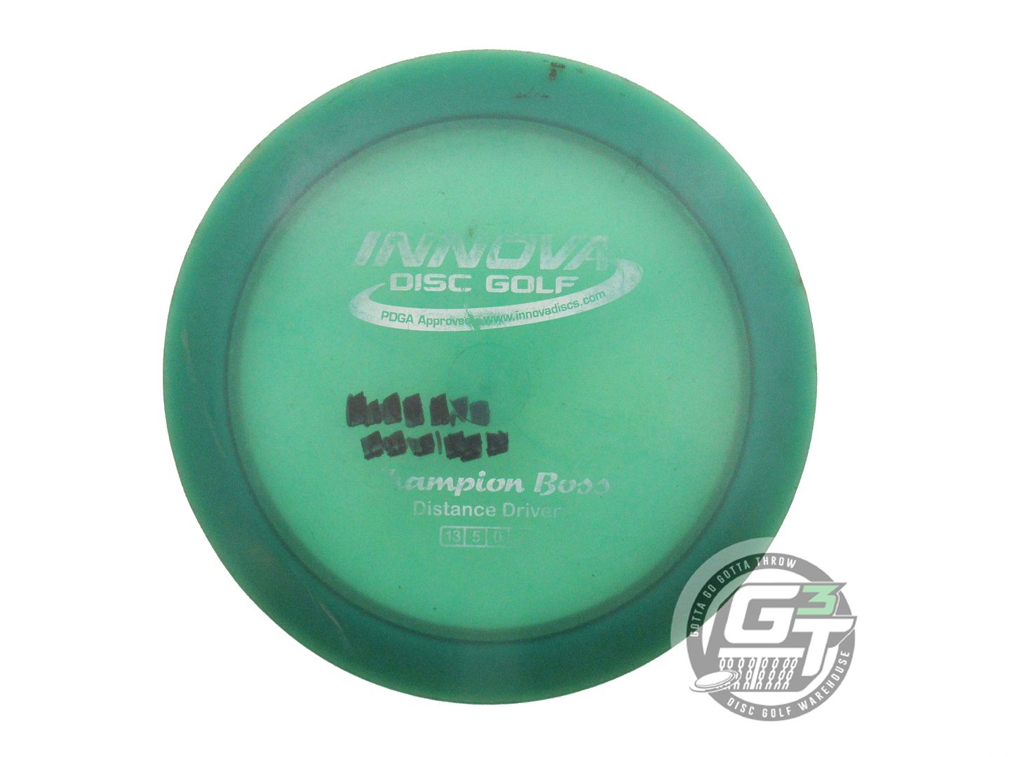 USED Innova Champion Boss 174g Green White Stamp Distance Driver Golf Disc