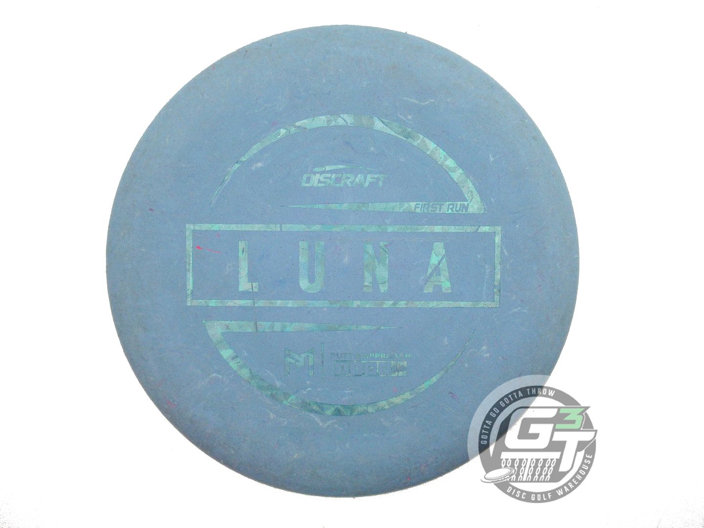 USED Discraft FIRST RUN Jawbreaker Luna 173g Blue Teal Shatter A Putter Disc