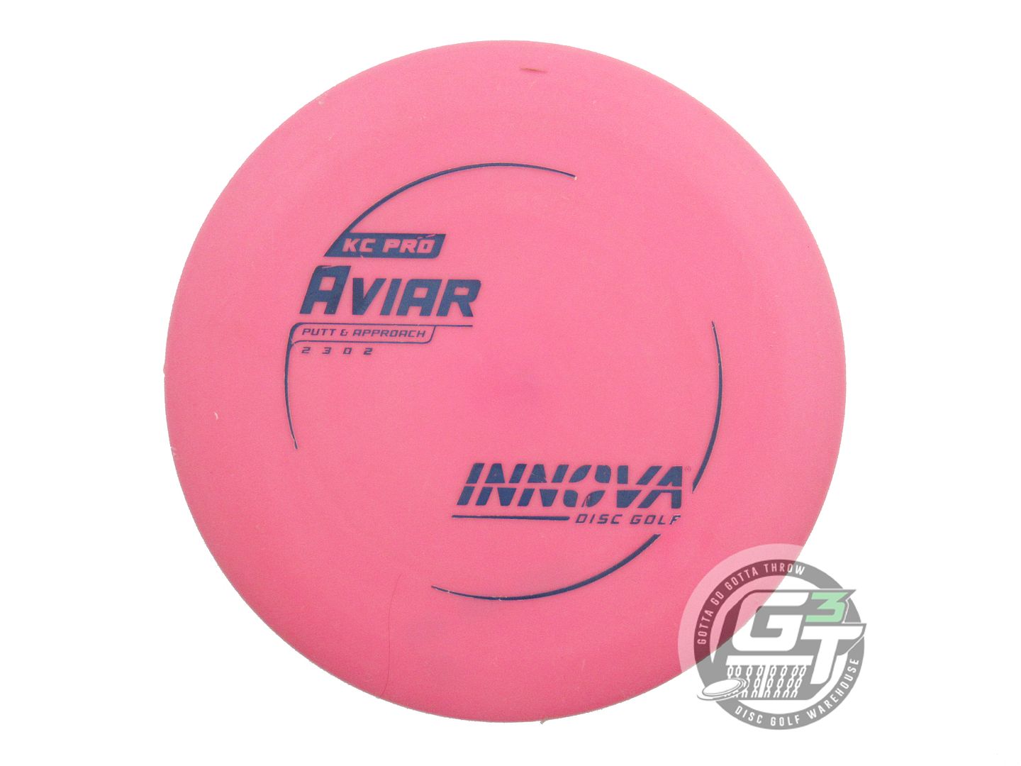USED Innova KC Pro Aviar 172g Pink Blue Stamp Putter Golf Disc