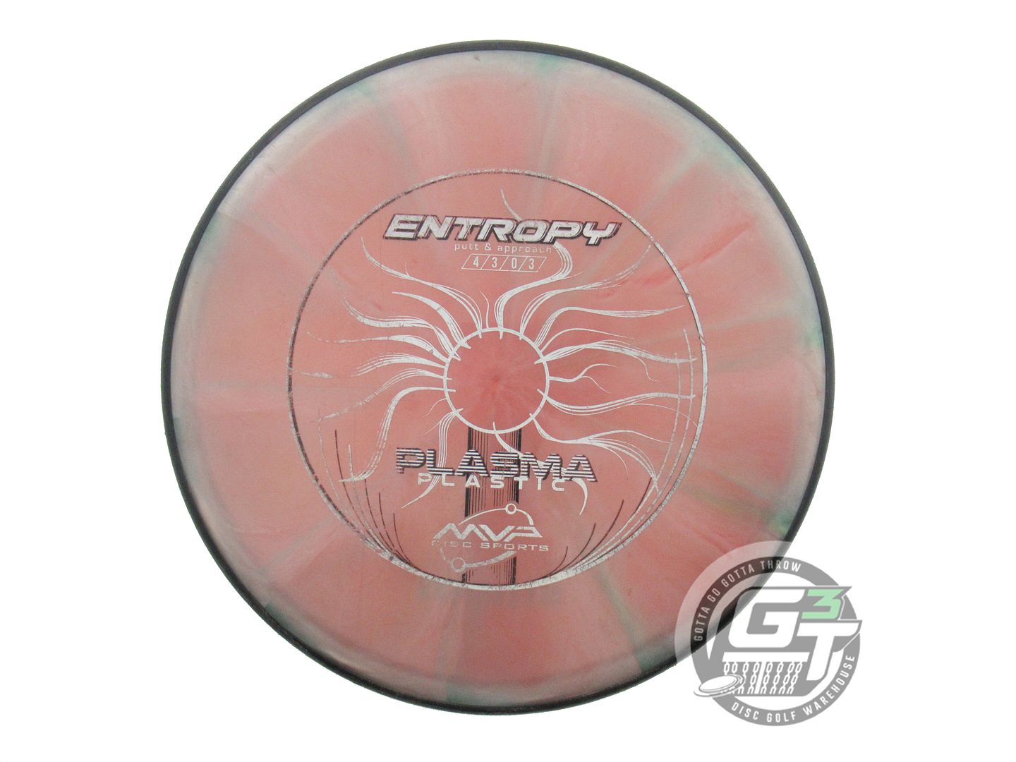 USED MVP Disc Sports Plasma Entropy 178g Pink-Gray Putter Golf Disc