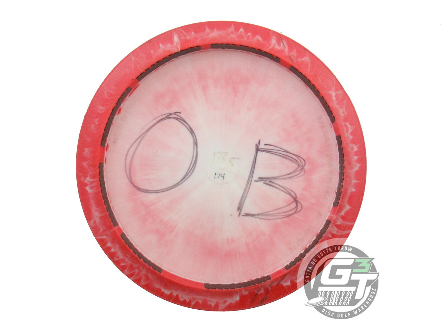 USED Innova Halo Star Thunderbird 174g Red-White Distance Driver Golf Disc