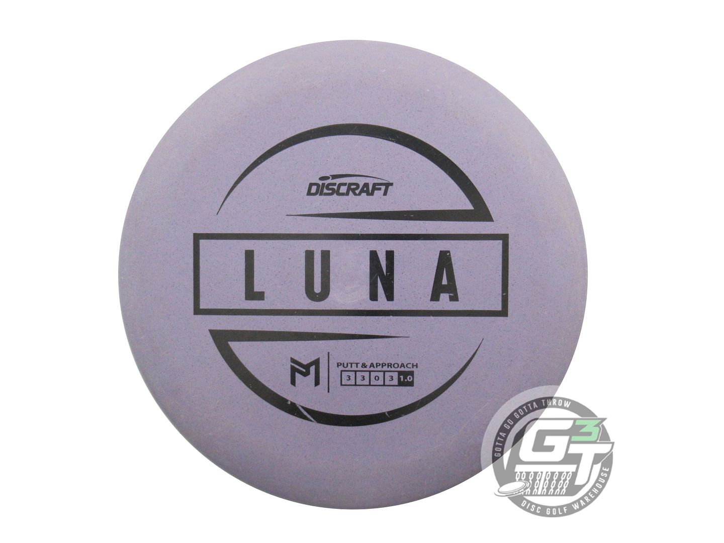 USED Discraft [McBETH] Jawbreaker Luna 174g Purple Black Stamp A Putter Disc