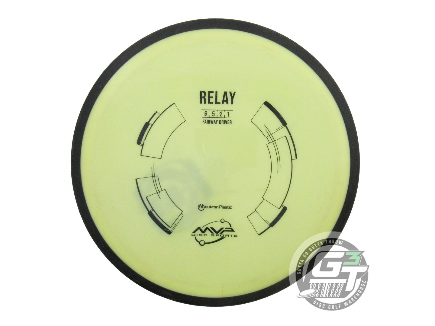 USED MVP Disc Sports Neutron Relay 163g Yellow Fairway Driver Golf Disc
