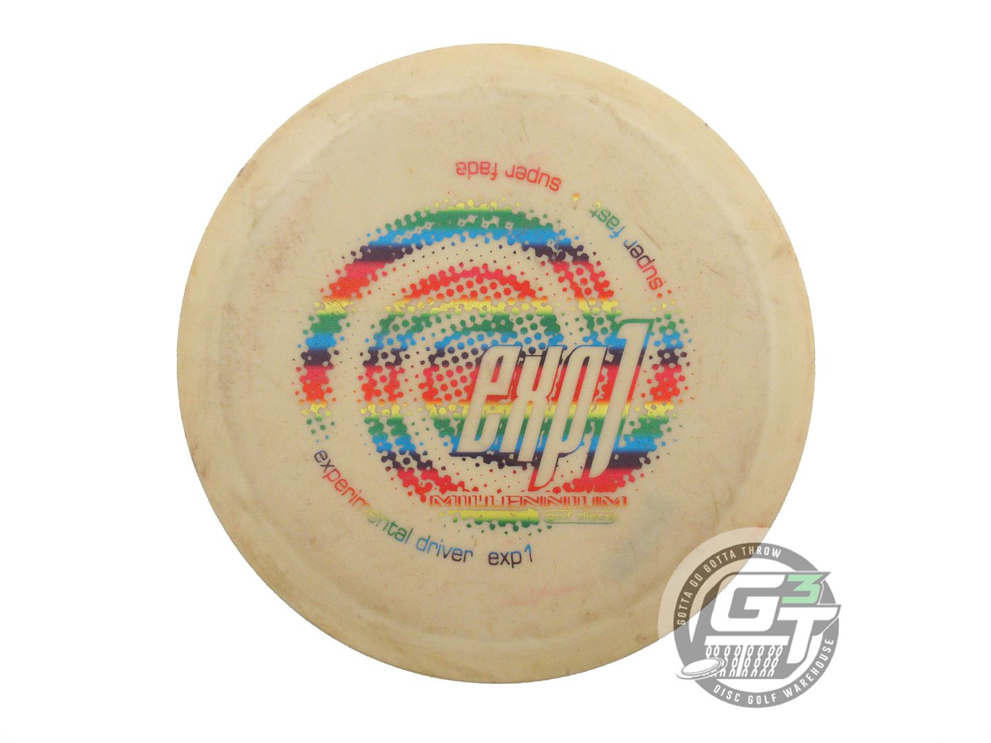 USED Millennium Standard EXP1 169g Ivory Rainbow Foil OOP Fairway Driver Disc