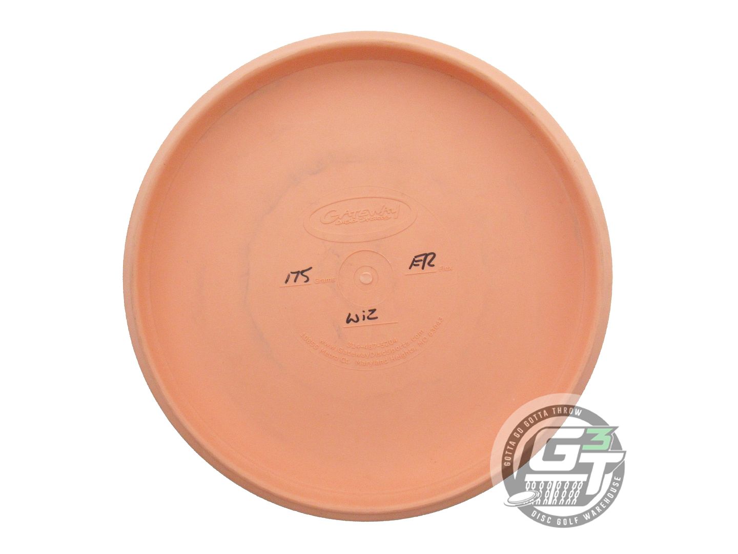 USED Gateway MANDALA Eraser Wizard 175g Peach Blue Foil Putter Golf Disc