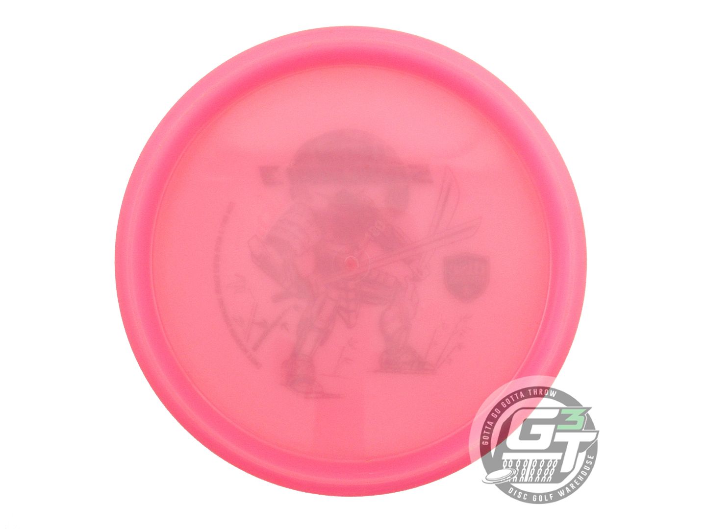 USED DiscMania IRON SAMURAI 3 Glow C-Line MD3 180g Pink Blue Foil Midrange Disc
