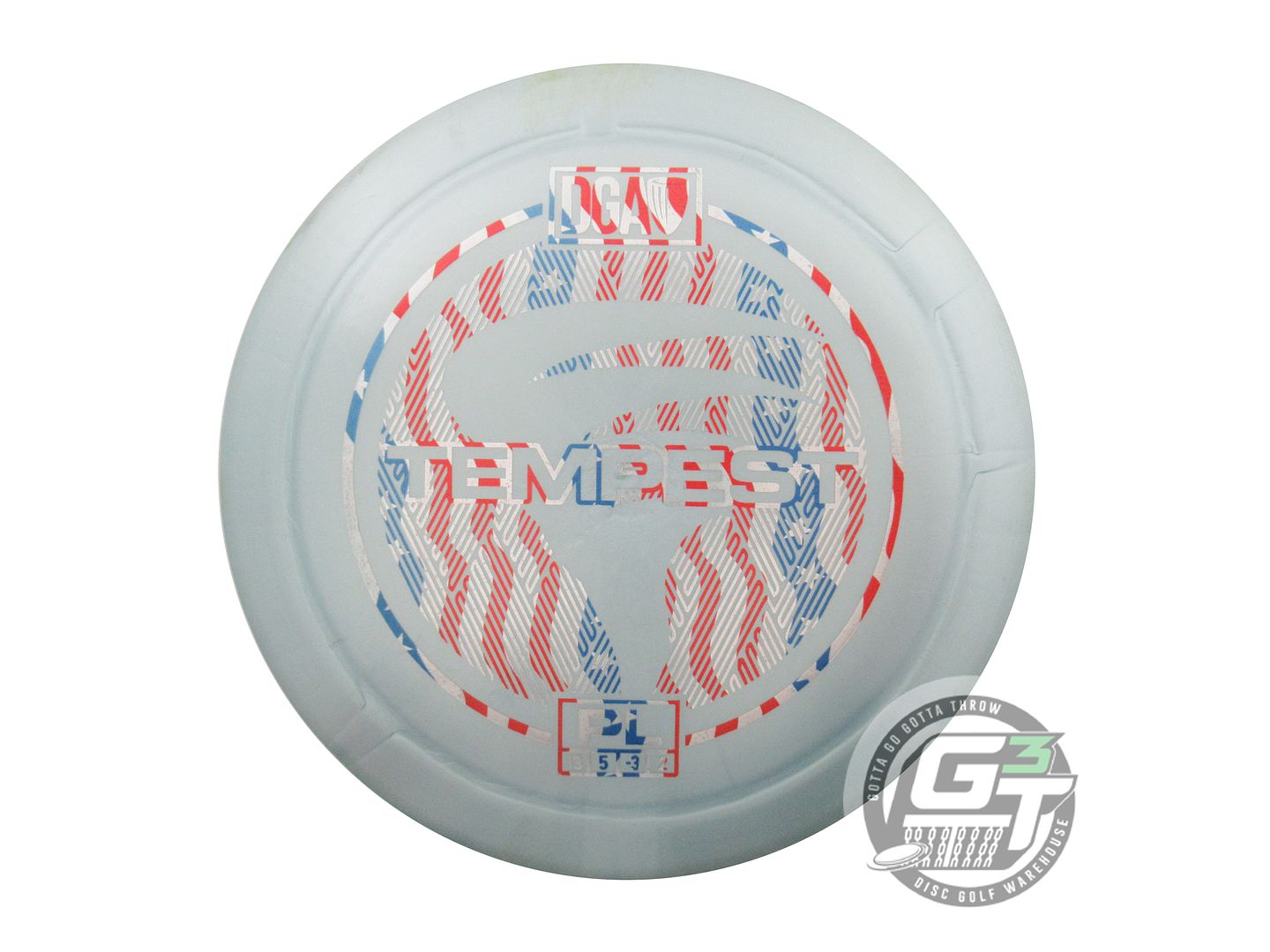 USED DGA ProLine Tempest 172g Aqua Flag Foil Distance Driver Golf Disc