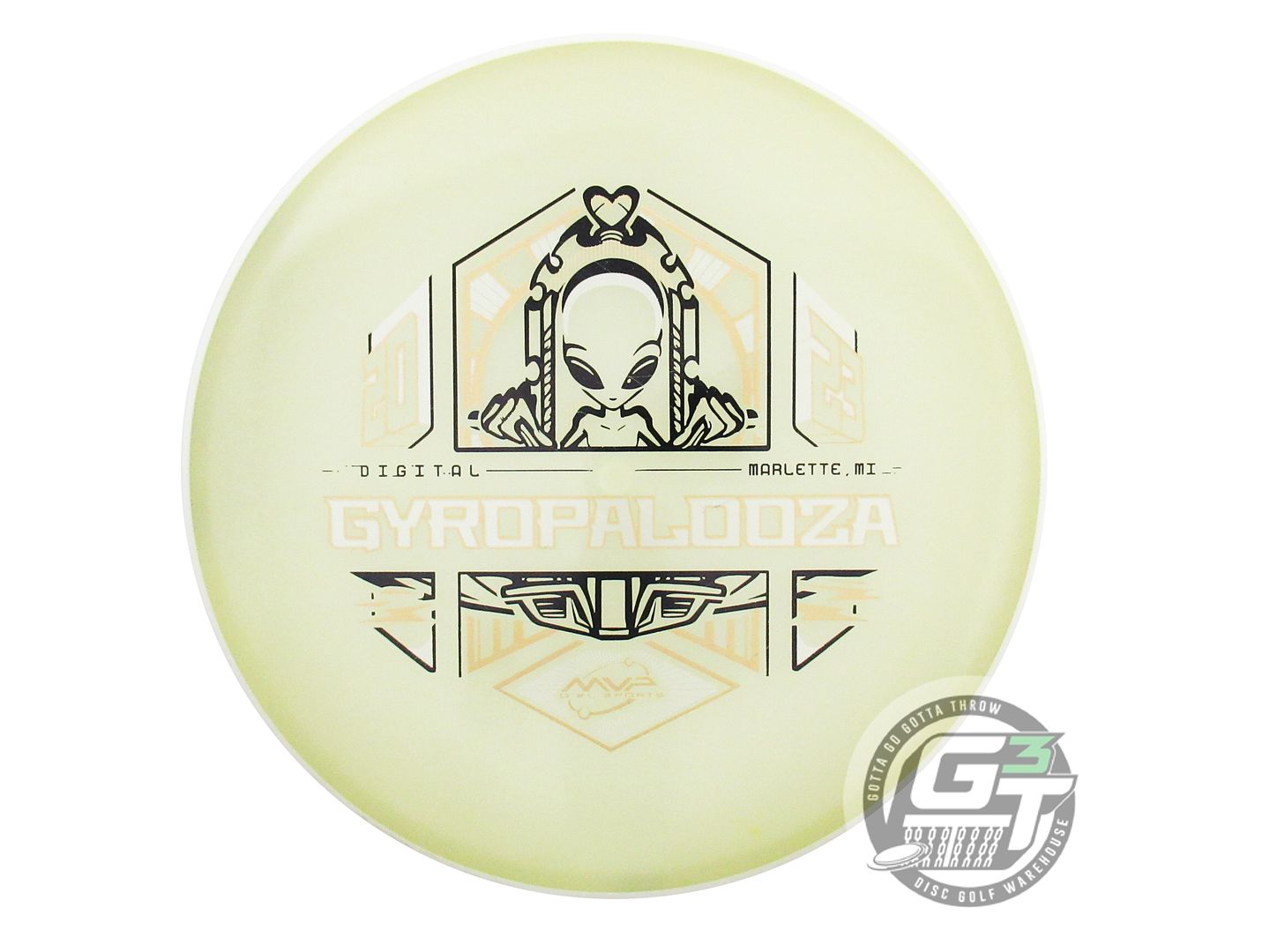 USED MVP Disc Sports [GYROPALOOZA] Eclipse Proton Glitch 156g Glow Putter Disc
