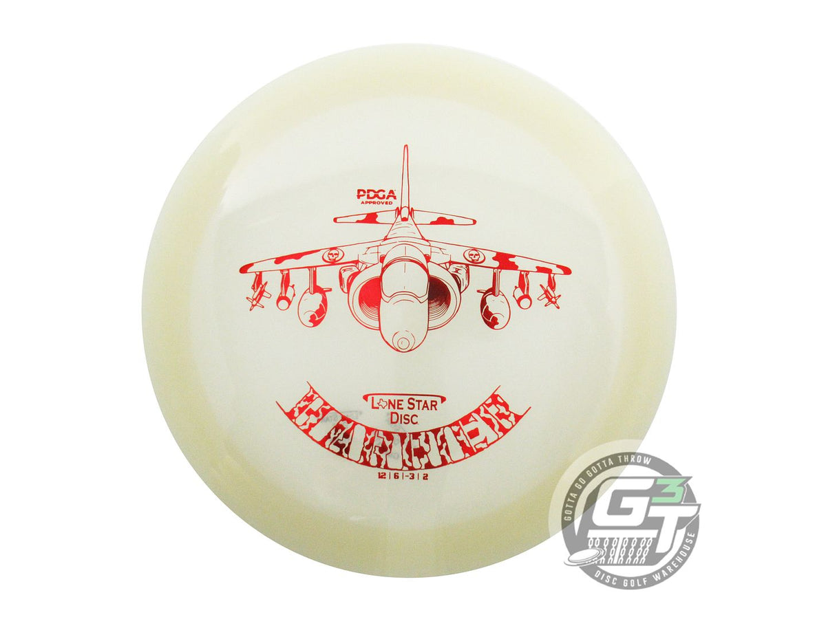 USED Lone Star Alpha Glow Harrier 175g Red Foil Distance Driver Golf Disc