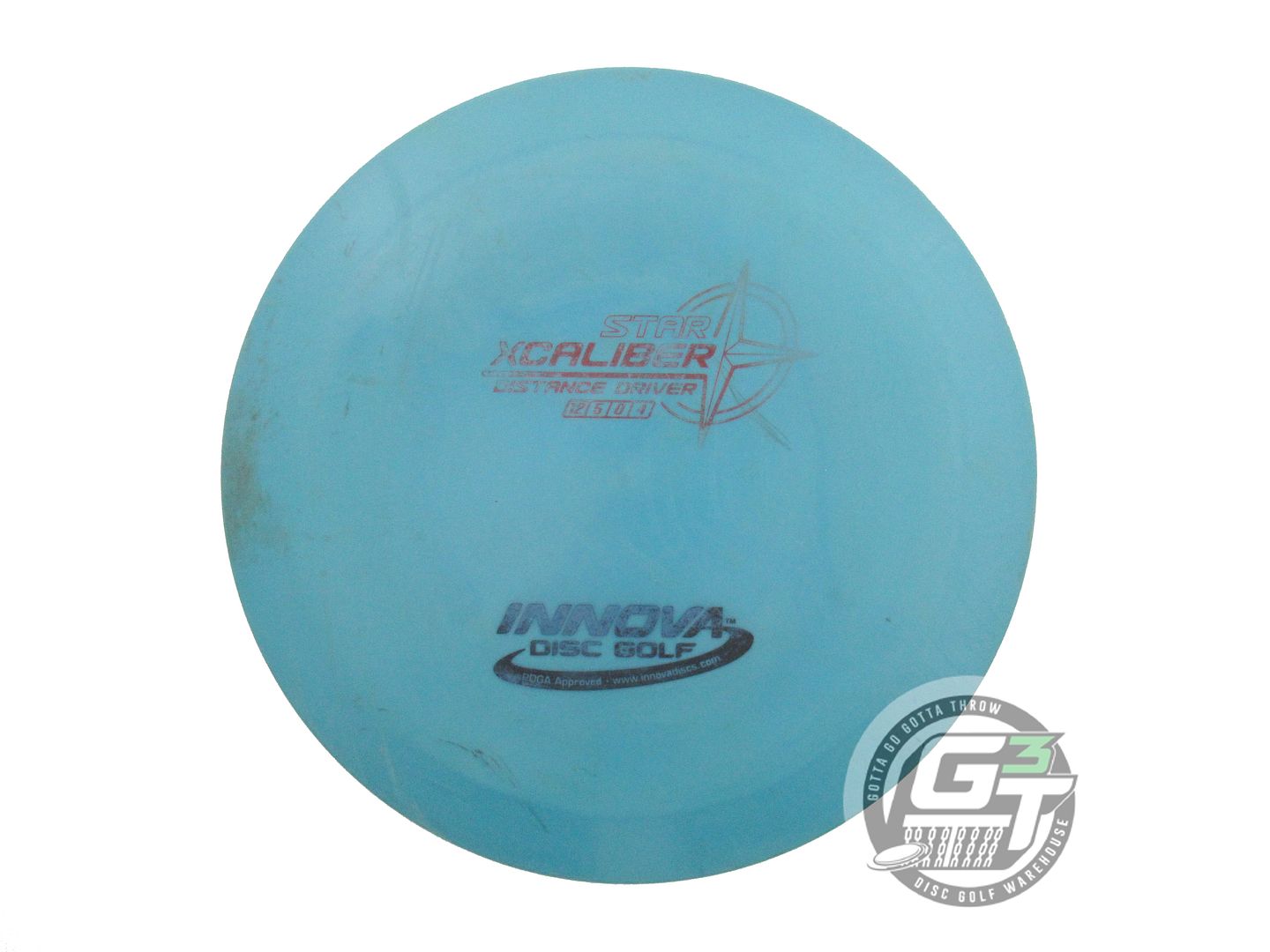 USED Innova Star Xcaliber 174g Teal Red & Black Stamp Distance Driver Golf Disc