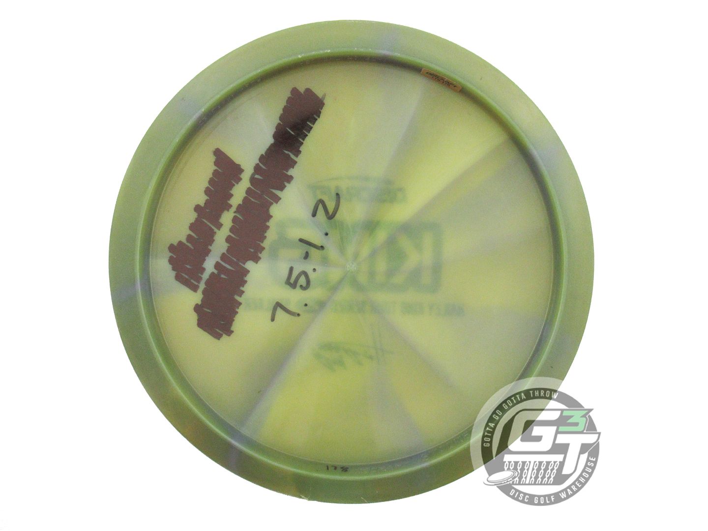 USED Discraft [KING] Z Swirl Stalker 178g Green Black Stamp Fairway Driver Disc